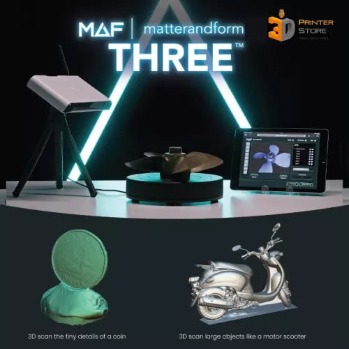 Matter & Form MAF Three 3D Scanner – Scan All Sizes Accurately